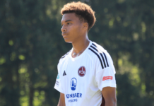 Clayton Irigoyen Linksverteidiger 1. FC Nürnberg Jugend Talent CLUBFOKUS
