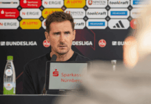 1. FC Nürnberg FCN News CLUBFOKUS Trainer Miroslav Klose Druck Düsseldorf