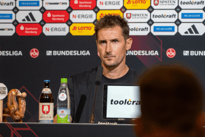 1. FC Nürnberg FCN News CLUBFOKUS Miroslav Klose Pressekonferenz Krank Spiele Ausfall Hannover