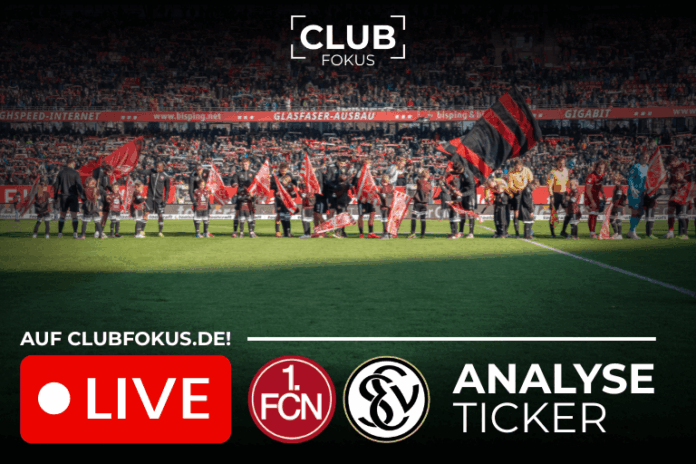 1. FC Nürnberg FCN News Analyse Live Ticker Spieltag 2. Bundesliga SV Elversberg Taktik Daten Statistik