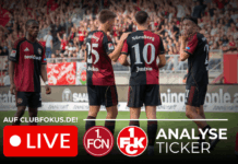 1. FC Nürnberg FCN News Analyse CLUBFOKUS Live Stream Ticker Taktik 2. Bundesliga 1. FC Kaiserslautern